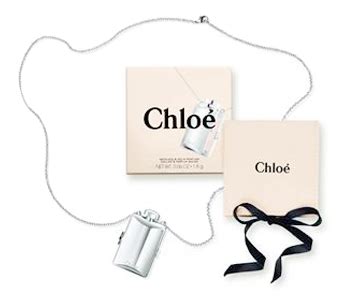 chloe necklace solid perfume.